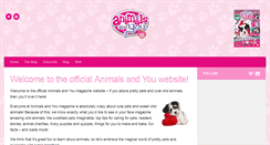 Desktop Screenshot of animalsandyou.co.uk