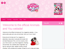 Tablet Screenshot of animalsandyou.co.uk